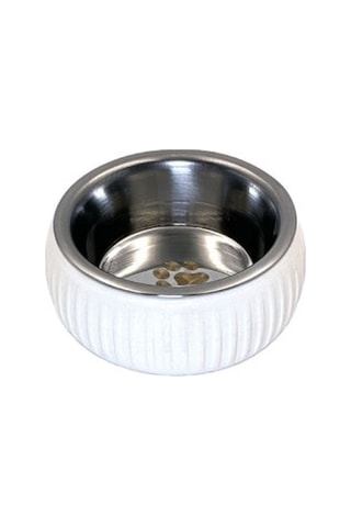 Mikopet Organik Seramik Mama Kabı Beyaz