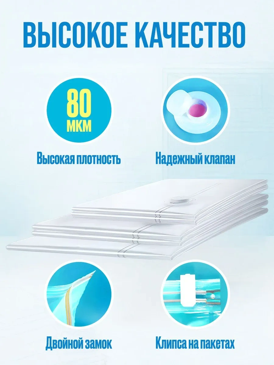 Gadgetgenius Kıyafet Ve Eşya Saklama İçin Vakumlu Poşetler, Pompa Gerektirmez 413685871