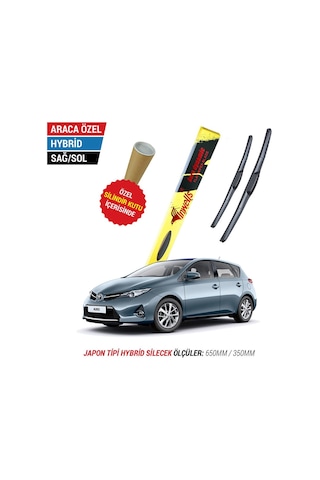 Toyota Uyumlu Auris Silecek Takımı 2013-2019 İnwells Hybrid