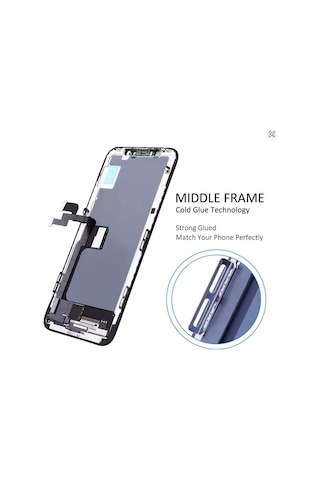 Apple iPhone Uyumlu Xs Oled Ön Oled Ekran Dokunmatik Sıvı Bandı Kırılmaz Tamir Seti Set