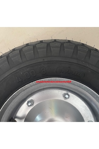 Bls 400-8 Havalı Teker Ağır Yük Taşıma Tekeri 600kg Havalı Tekerlek 10 Kat Mil Çapı 30mm