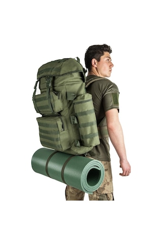 Terrien Doğa Yürüyüşü Modüler Çanta Single Sword Askeri Sırt Çantası 85+10 Litre Operasyon Çantası Çok Renkli