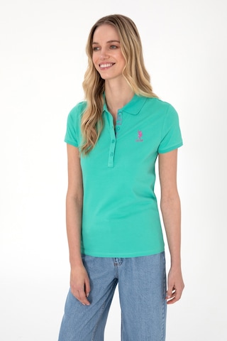 U.S. Polo Assn. Kadın Mint Basic Polo Yaka Tişört 50300896-VR090
