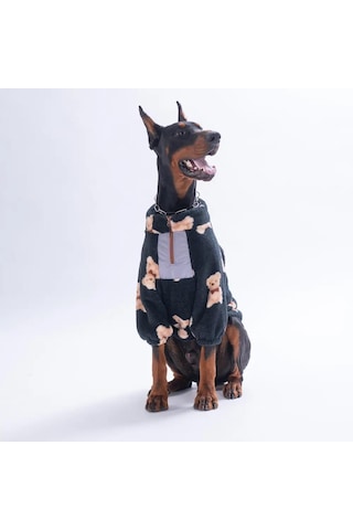 Pawstar 26754- Siyah Gentle Bruno Orta-büyük Irk Köpek Polar Sweatshirt
