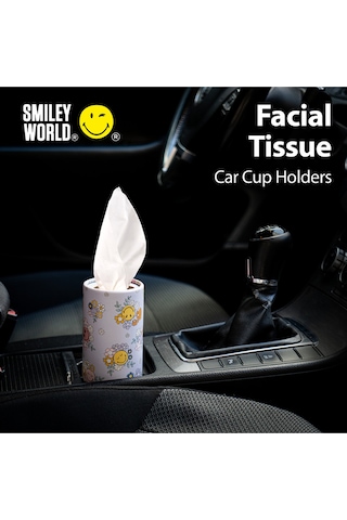 4'lü Silindir Yüz Mendili Renkli Tasarımlar, 4 Katlı, Bardaklık Uyumu