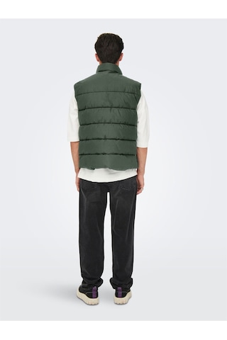 Only & Sons Onsmelvın Lıfe Puffer Vest Otw Vd Erkek Turuncu Yelek - 22022232 Turuncu