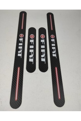Fiat / Tofaş Uno Uyumlu Carbon Kapı Eşiği 4'Lü Set Kırılmaz (551149363)