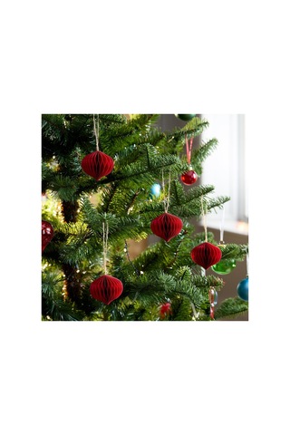 Ikea Vinterfint Noel Ağacı Süsü, Koyu Kırmızı, 6 Cm