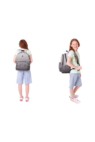 Kaukko Nokta Desenli Siyah Kız Çocuk Okul Çantası Ve Kalemlik Seti Kk - K1804+kk - K2715 Siyah