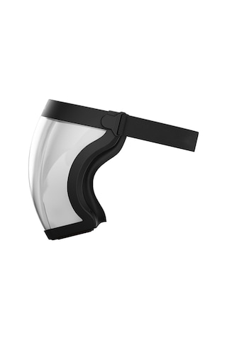 Trendooze Yüz Vizör Siyah Şapka Maskesi Koruma Kenarı Kaplama Kalkanı Jc