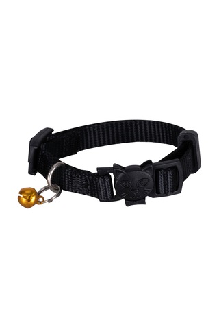 Urban Paws Kedi Tasması Noir Black Ayarlanabilir, Dayanıklı, Hafif-10mm