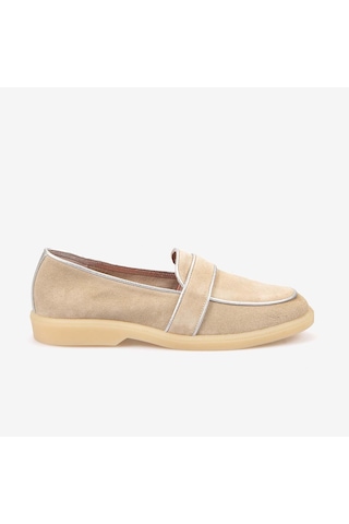 Kemal Tanca Kadın Loafer T101 Bej