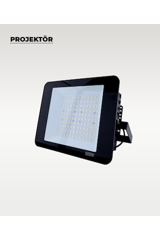 500w Profesyonel Led Projektör 6500k Beyaz Işık Ultra Güçlü Dış Mekan Bahçe Ve Endüstriyel Aydınlatma 1 Adet