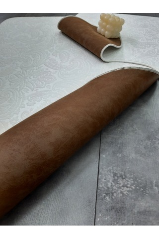 Bonny Home 3 Lü Krem Ultrasoft Desenli Klozet Takımı Banyo Halısı Krem