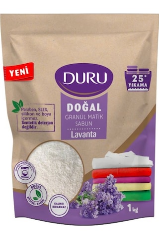 Duru Doğal Granül Matik Sabun Lavanta 25 Yıkama 1 KG