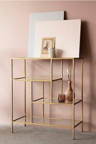 Mila Gold Metal Konsol-dresuar Gold