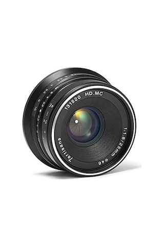 7Artisans 25 MM F/1.8 Manual Focus Prime Fixed (Sony E-Mount) Uyumlu Lens