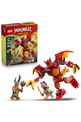 LEGO® NINJAGO® Kai’nin Ejderha Robotu Savaş Paketi 71851 - 6 Yaş ve Üzeri Çocuklar için Yaratıcı Oyuncak Yapım Seti (85 Parça)