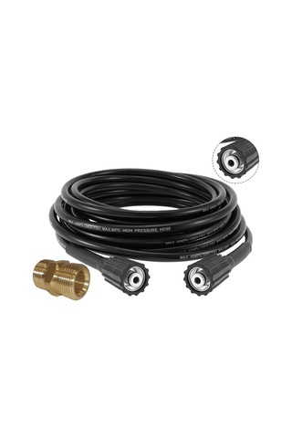 Yifomall Yüksek Basınçlı 50ft Uzatma Hortumu - 5800psı Dayanıklı Ve Adaptörlü