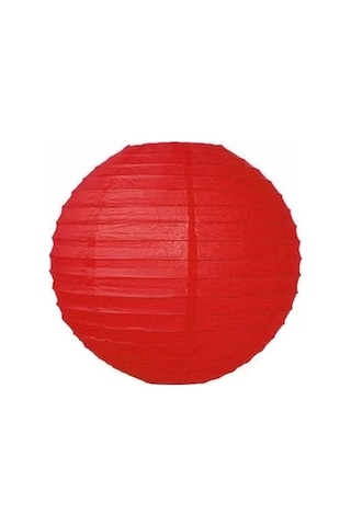 Dekoratif Çin Feneri Kağıt Lamba - Kırmızı Renkli