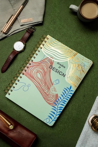 Denden Redactar Yeşil 17x24 Çizgili Defter Çok Renkli