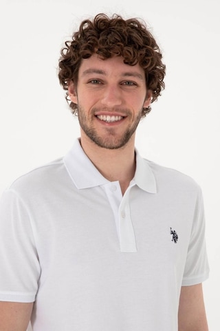 U.S. Polo Assn. Gtp04ıy026 Beyaz Erkek Polo Yaka T-shirt Pu-8731 2XL