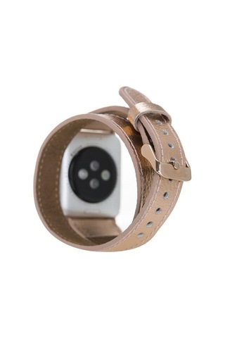Mars İnce Çift Tur Apple Watch Deri Kordon