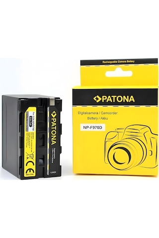 Patona NP-F970D 7800 Mah Güç Göstergeli Led Işık Bataryası