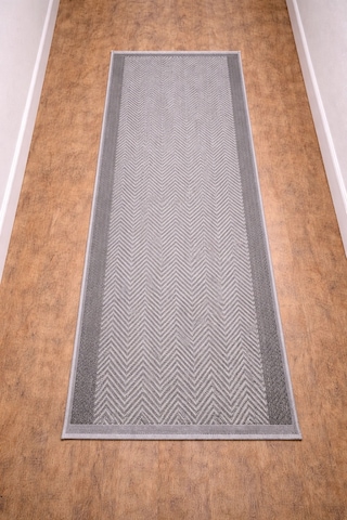 Merinos Rs Sisal 79266-095 Özel Kesme Halı Gri Çok Renkli