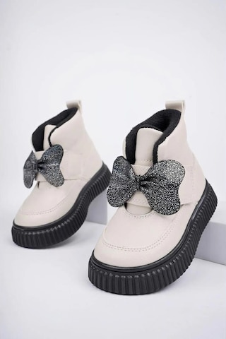 Papuçcity Arzen 03043 Kız Çocuk Bebe Fiyonklu Termal Bot 001