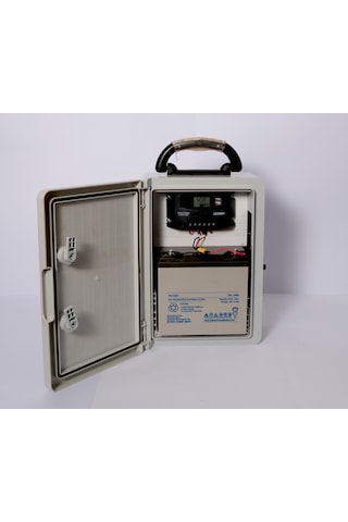 Elektrikli Çit 24ah-set7 Domuz Kovucu Cihazı 50 Watt Paneli 1000
