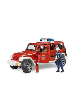 Bruder Oyuncak Jeep Wrangler Rubicon Itfaiye Veitfaiyeci Br02528