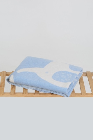 Yumuşak Bebek Çocuk Battaniyesi Mevsimlik 90x100 Cm Sb 885 Mavi