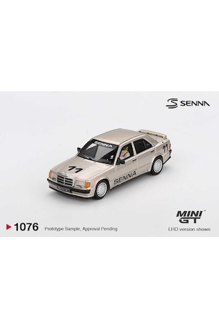 Mini Gt 1/64 1076 Mercedes-benz 190 E 2.3-16 11 Ayrton Senna 1984 Nürburgring Race Of Champions W/ Figure