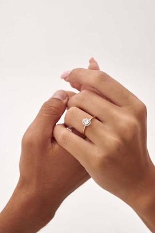 Marry Oval Pırlanta Tektaş Yüzük
