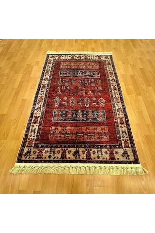 Otantik Hayvan Figürlü 120 X 180 Dijital Baskı Halı Çok Renkli
