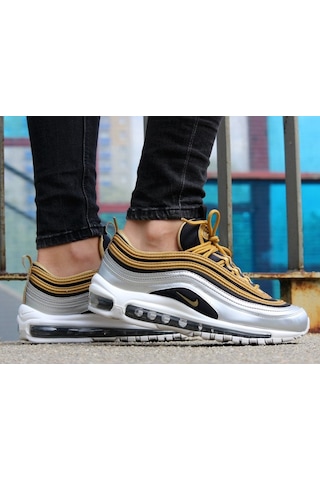 Nike Air Max 97 Sneaker Kadın Ayakkabı1 No Dar Kalıp Aq4137-700 Gümüş