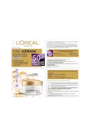 L'Oréal Paris  50+ Peptid   Yenileyici Gündüz Kremi 50 ML