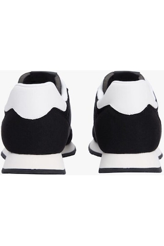 Tommy Hilfiger Erkek Kumaş Kombinli Koşu Stili Sneaker - Siyah-9598 Black