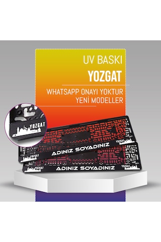 Yozgat Plakalık, 2 Adet Premium Uv Baskı, Plakalıkhane