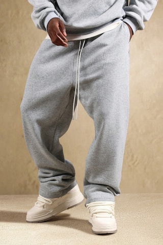 Tarz Cool Gri Oversize Rahat Kesim Baggy Erkek Eşofman Altı Gri