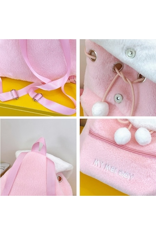 Aurora Peluşsırtçantası Karikatür Sırtçantası Pembe