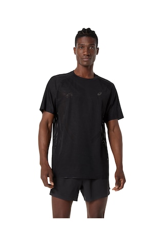 Asics Metarun Ss Top Erkek Black/obsidian Grey Kısa Kollu Tshirt 2011d510-001