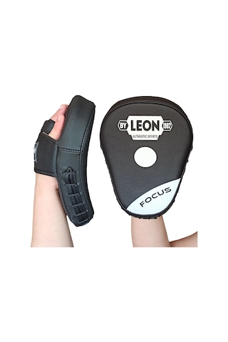 Leon Focus Boks El Lapası Ellik Siyah Beyaz Beyaz - Siyah