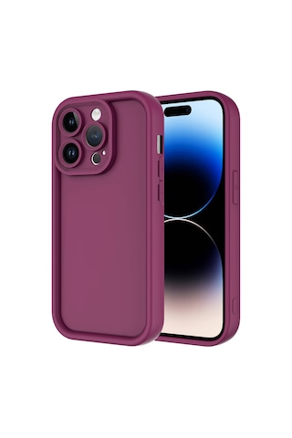 Zore Apple Uyumlu iPhone 14 Pro Kılıf Kamera Korumalı Ananas Kapak - Koyu Yeşil Koyu Yeşil