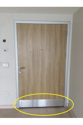 Alüminyum Kapı Altı Koruyucu Saten 10x78 Cm