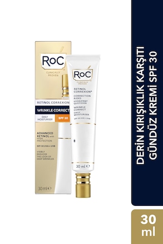 Roc Retinol Correxion Daily Moisturiser Gündüz Kremi SPF30 30 ML