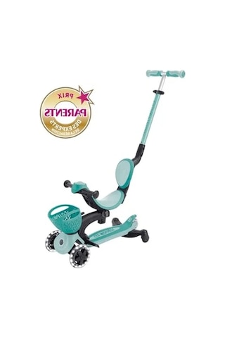 360 Işıklı Scooter, Koyu Mint Renk Açık Füme - Füme - Kahverengi