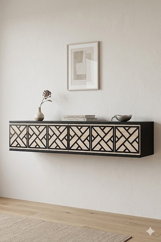 Da1238ats Arex Dresuar , Antre Hol Rafı Antrasit-traverten-silver 120cm