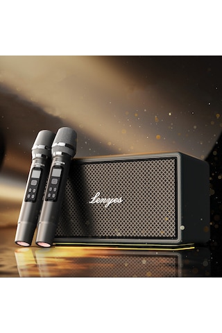 Lenyes S877 Serisi Rgb Işıklı Su Geçirmez Çift Mikrofonlu Tws Bluetooth Hoparlör Speaker V5.3 200w